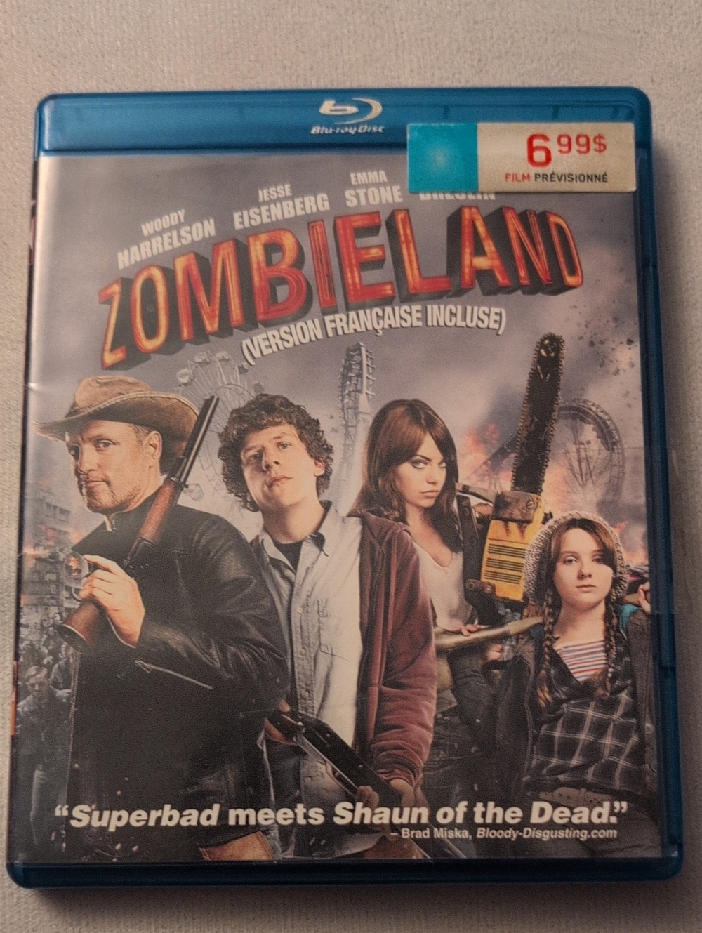 Zombieland Blu-ray Movie (Bilingual Canadian Edition) - Woody Harrelson